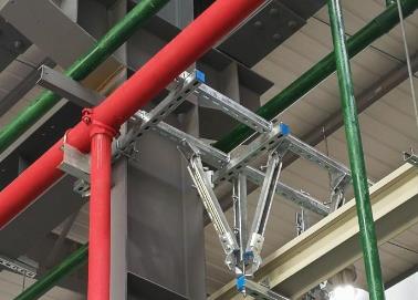 永德该抗震支架的整体式支吊架结构协调性好